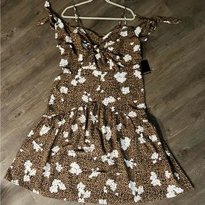 Eloquii Midi Animal Print Dress
